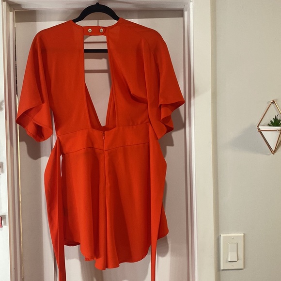 Red/Orange Romper - Picture 5 of 8